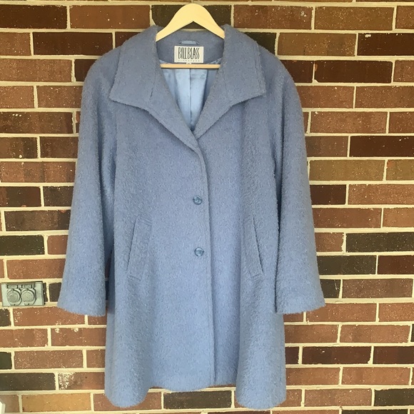 Vintage Bill Blass Alpaca Fuzzy Coat - Picture 5 of 11